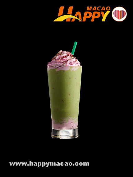 Starbucks_Matcha_Strawberry_Blossom_Frappuccino_blended_beverage