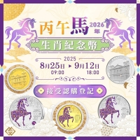 馬年生肖幣週一起登記