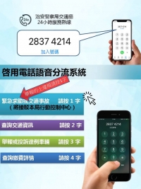 24小時語音熱線舉報的士違規