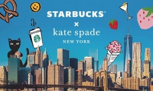 星巴克聯乘KATE SPADE NEW YORK好玩別緻